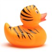 Badeente Gummiente Tiger | Bild 2