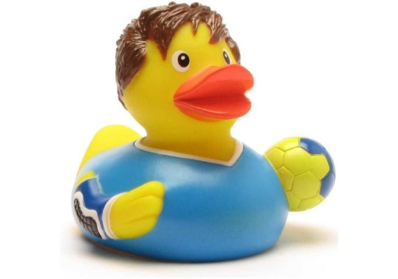 Badeente Handball - Gummitente