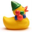Badeente Happy Birthday - Gummiente | Bild 4