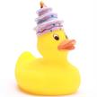 Badeente Happy Birthday - Gummiente | Bild 5
