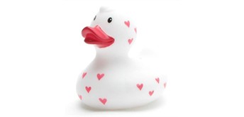 Badeente Herzchen
