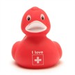 Badeente I Love Schweiz - Gummiente | Bild 3