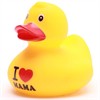 Badeente Ich liebe Mama - Gummiente