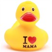 Badeente Ich liebe Mama - Gummiente | Bild 3