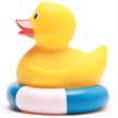 Badeente im Rettungsring - blau | Bild 4