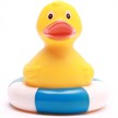 Badeente im Rettungsring - blau | Bild 3