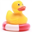 Badeente im Rettungsring - rot | Bild 5