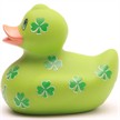 Badeente Irland Kleeblatt - 7,5 cm - Gummiente | Bild 4