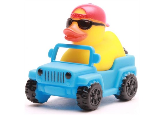 Badeente Jeep - Gummiente
