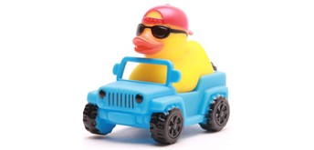 Badeente Jeep - Gummiente