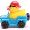 Badeente Jeep - Gummiente | Bild 4