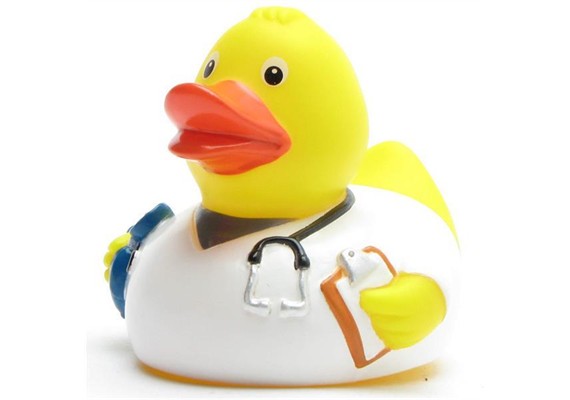 Badeente Krankenpfleger