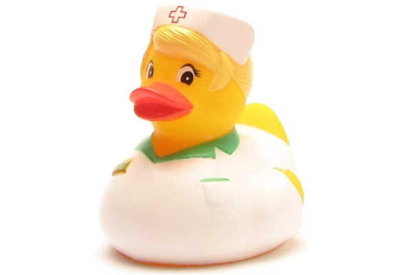 Badeente Krankenschwester