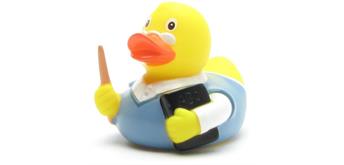 Badeente Lehrer - Gummiente