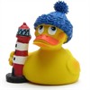 Badeente Leuchtturm-Wärter - Gummiente