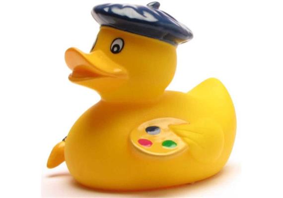 Badeente Maler - Gummiente