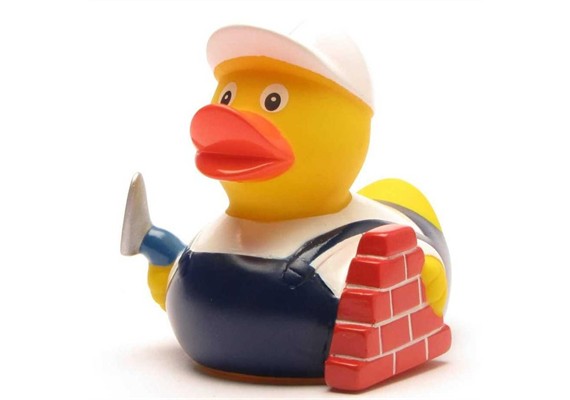 Badeente Maurer Quietscheente