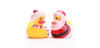 Badeente MINI Weihnachtsbadeenten - 2er Set