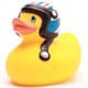 Badeente Motorrad - Gummiente