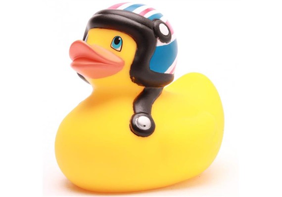 Badeente Motorrad - Gummiente