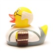 Badeente Opa - Gummiente | Bild 4