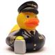 Badeente Pilot - Gummiente