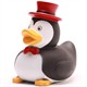 Badeente Pinguin Quietscheentchen - Gummiente