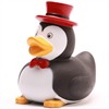 Badeente Pinguin Quietscheentchen - Gummiente