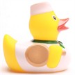 Badeente Pizzabäcker - Gummiente | Bild 2