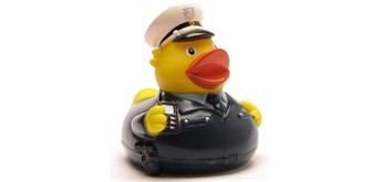 Badeente Polizist - Gummiente