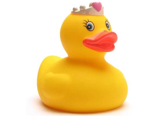 Badeente Prinzessin - Gummiente