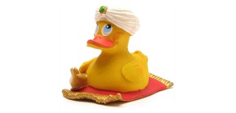 Badeente Quietscheentchen Aladin und die Wunderlampe