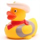 Badeente Quietscheentchen Cowboy