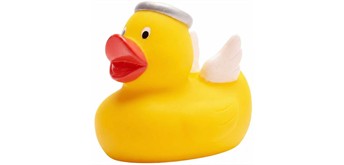 Badeente Quietscheentchen Engel gelb 6 cm