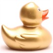 Badeente Quietscheentchen gold 6 cm | Bild 2