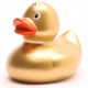 Badeente Quietscheentchen gold 6 cm