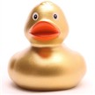 Badeente Quietscheentchen gold 6 cm | Bild 3