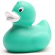 Badeente Quietscheentchen Kerry - grün - 8 cm