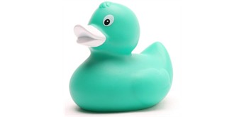 Badeente Quietscheentchen Kerry - grün - 8 cm