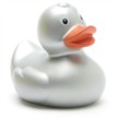 Badeente Quietscheentchen silber 6 cm | Bild 5