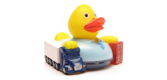 Badeente Quietscheentchen Spediteur