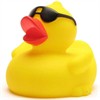 Badeente Quietscheente mit Sonnenbrille