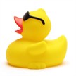 Badeente Quietscheente mit Sonnenbrille | Bild 4