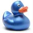 Badeente Quietscheente Sara blau metallic | Bild 5