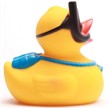 Badeente Quietscheente Taucher mit Sauerstoffflasche | Bild 2