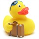 Badeente Quietscheente Traveler