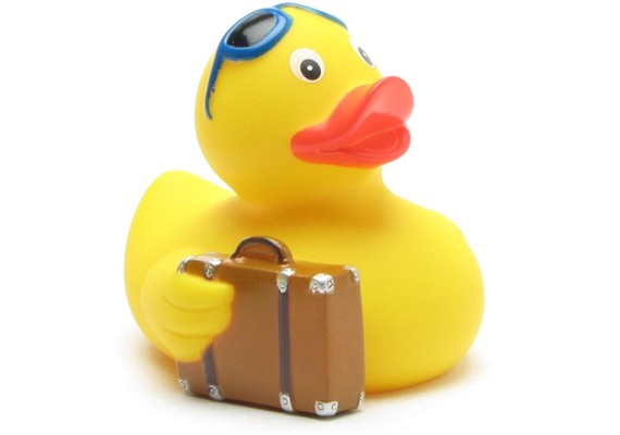 Badeente Quietscheente Traveler