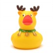 Badeente Rentier mit Glöckchen - Gummiente | Bild 3