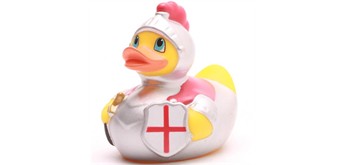 Badeente Ritter - 7,5 cm - Gummiente