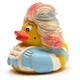 Badeente Rock me Amadeus - hellblau